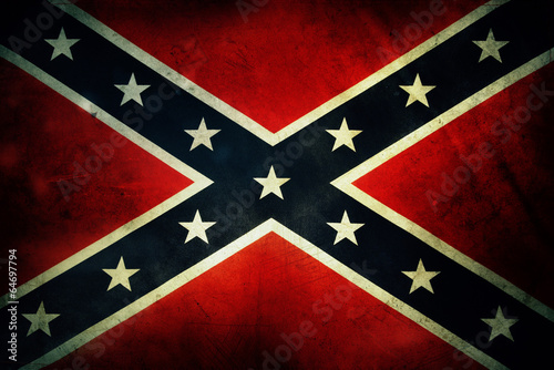 Canvas Print Confederate flag