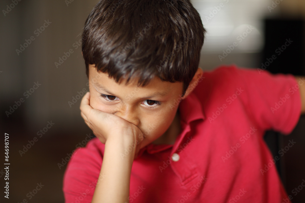 Bored Young Boy Bored Young Boy