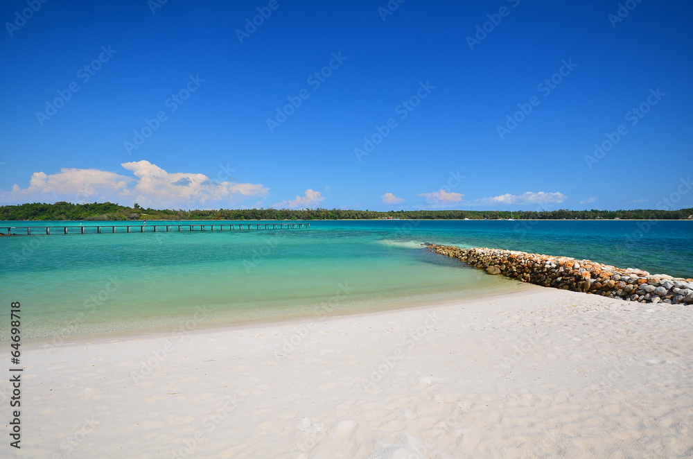 Obraz premium Summer Beach on the Island