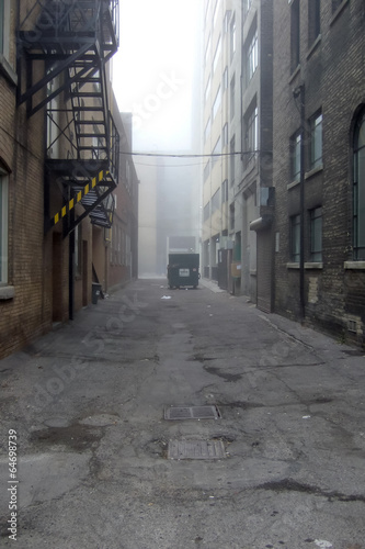 Photography Buildings along a street, Toronto, Ontario, Canada