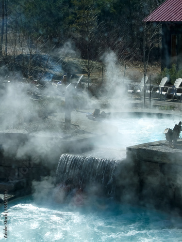 Foto Thermal pool in a tourist resort
