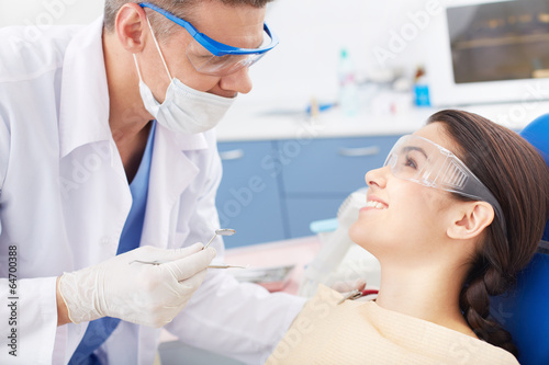 Visiting dentist