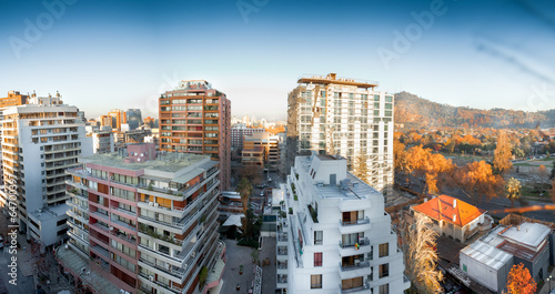 Apartments in a city, Providencia, Santiago, Chile