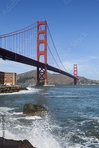 Obraz na płótnie Golden Gate Bridge in San Francisco, USA w salonie