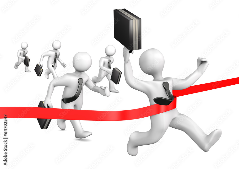 Businessman Successful Run Businessman Successful Run