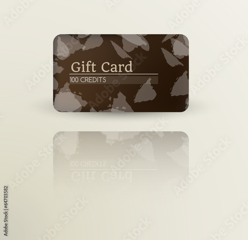 modern gift card template