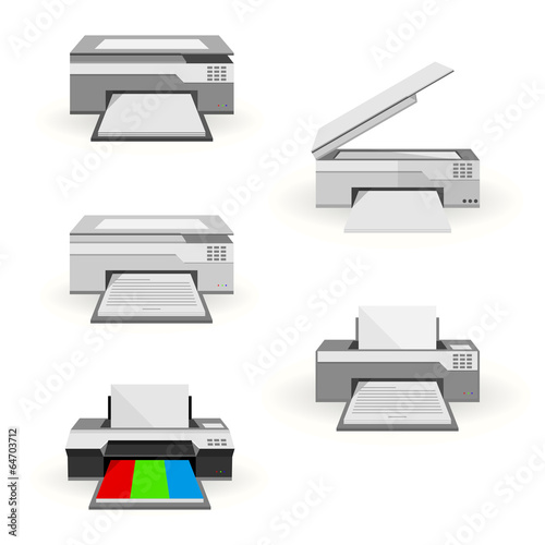 Flat illustration of peripheral