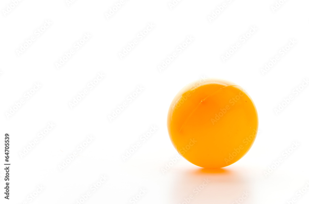 Color ball isolated white background