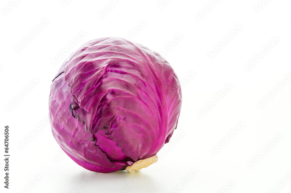 Cabbage isolated on white Cabbage isolated on white