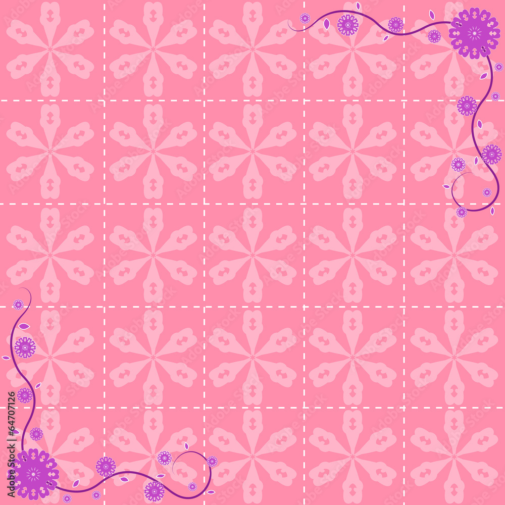Flower pattern background design