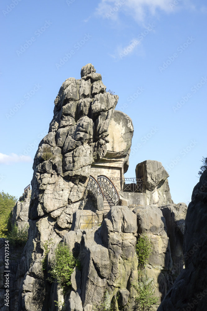 Externsteine, Teutoburger Wald, Deutschland Externsteine, Teutoburger Wald, Deutschland