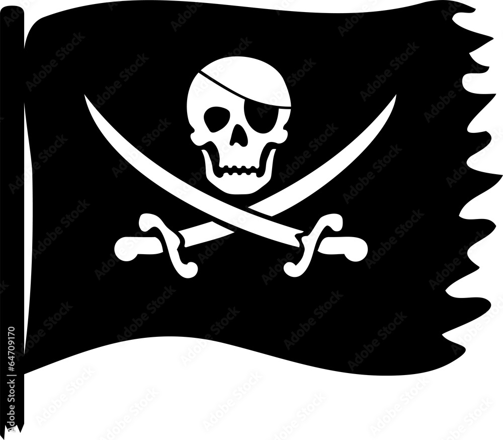 Piratenflagge Stock Vector