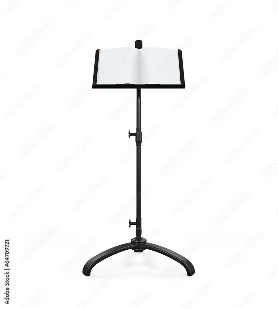 Obraz premium Music Note Stand