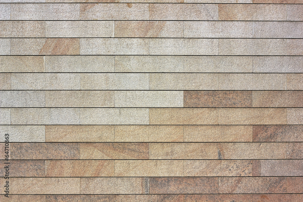Obraz premium Wall from granite blocks