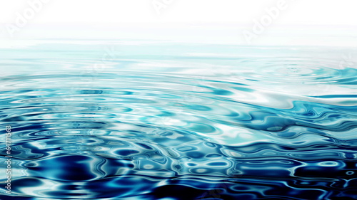 Clear blue water ripples on white, animation, seamless loop