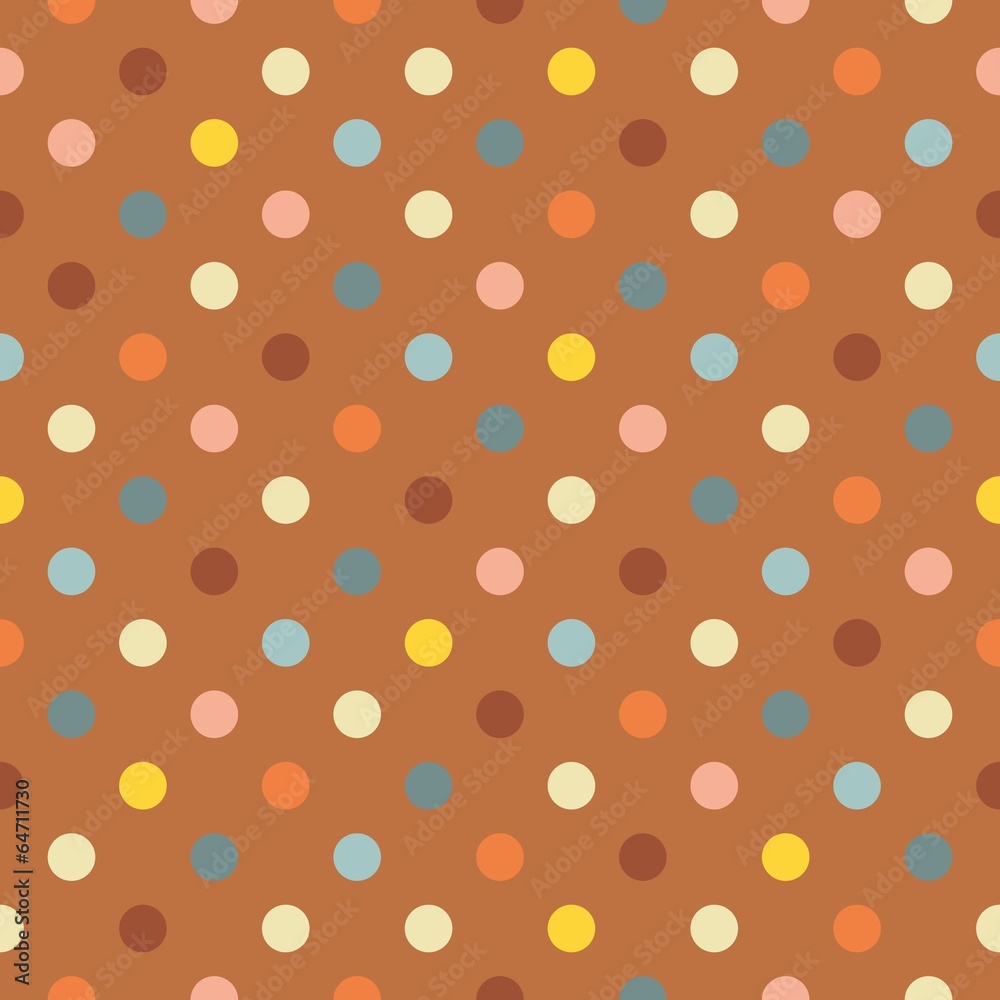 Polka dots vector tile background wallpaper