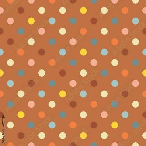 Polka dots vector tile background wallpaper