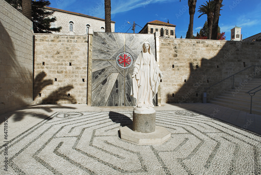 The statue of the Virgin Mary, Nazareth