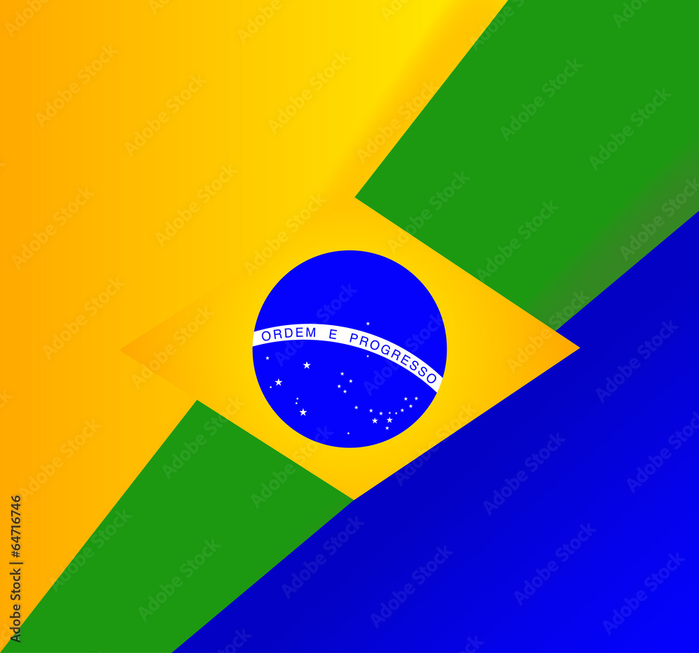 Fototapeta premium abstract brazilian flag background