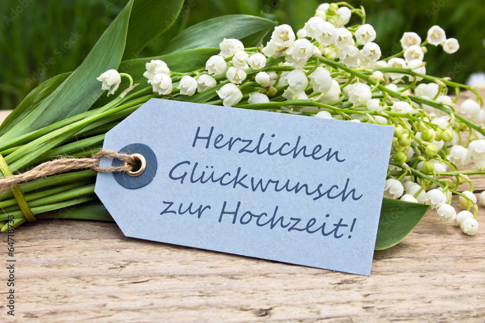 Naklejka premium wedding card