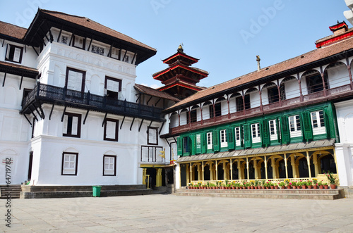 Hanuman Dhoka the Royal Palace at Kathmandu Durbar Square Nepal photo