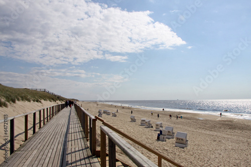 Hauptstrand von Westerland auf Sylt