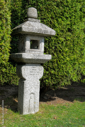Konstfotografi ZEN pagoda in japanese garden