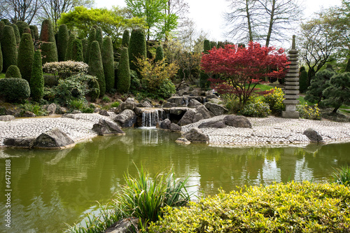 japanese garden with ZEN feeling