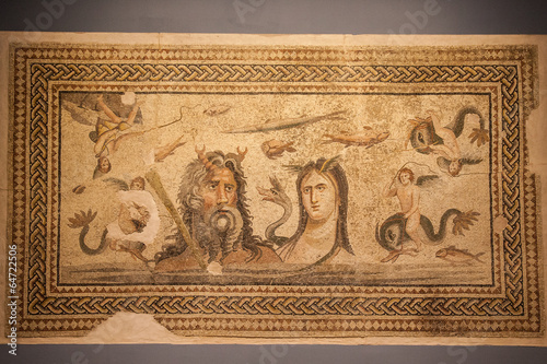 ancient mosaic photo