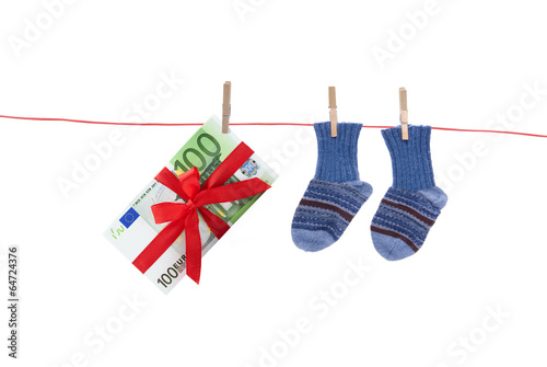 Geburtstagegeschenk auf der Leine