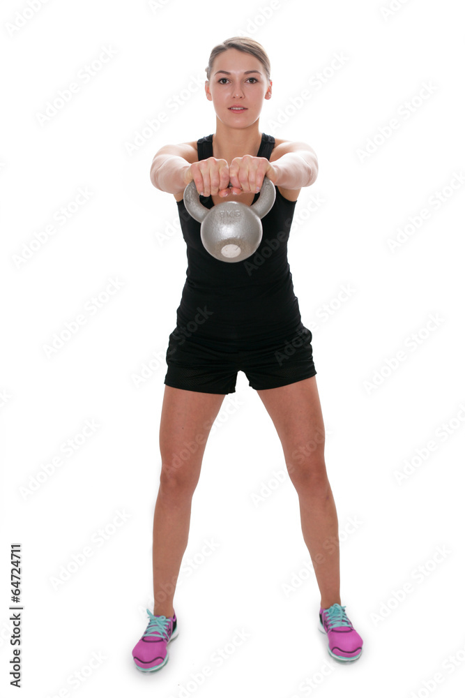 Fototapeta premium Kettlebell Workout