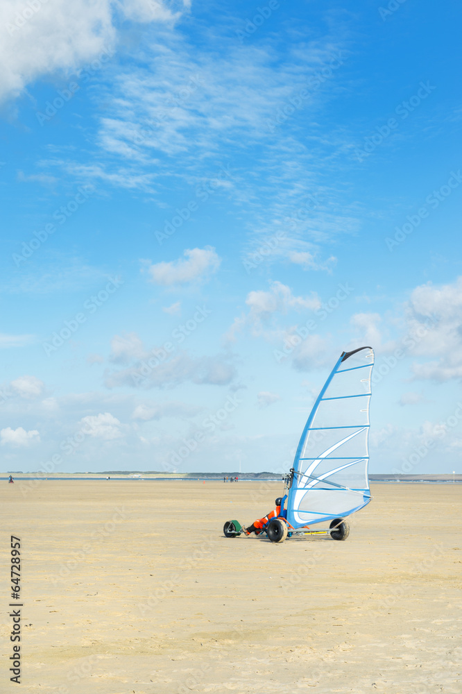 Fototapeta premium Land sailing