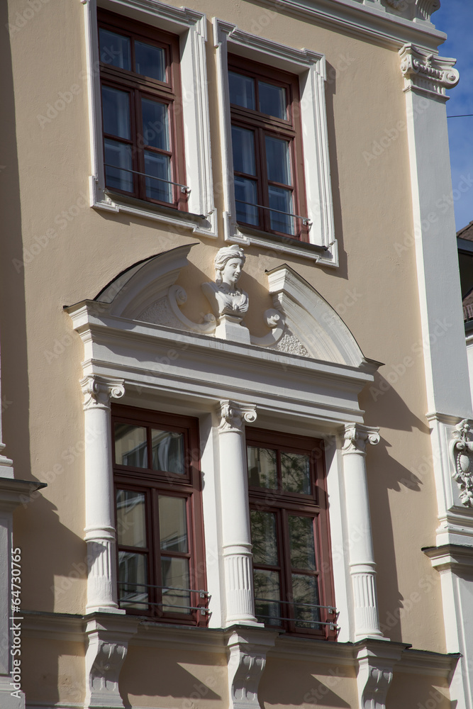 München - historisierende Fasade im Lehel München - historisierende Fasade im Lehel