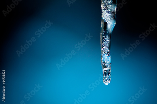 Photo A single icicle