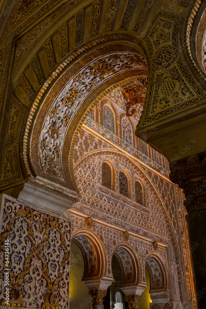 Moorish Architecture in Seville, Spain