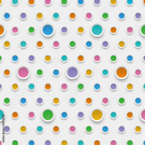 Vector Background Dot Pattern　#水玉模様
