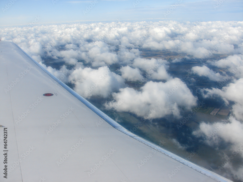 vue aerienne danemark depuis avion vue aerienne danemark depuis avion