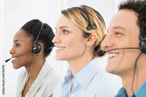 Happy Telephone Operators