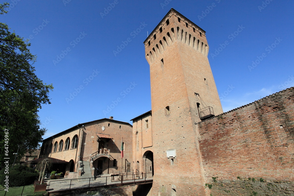 ruins of Formigine castle of Modena, Italy
