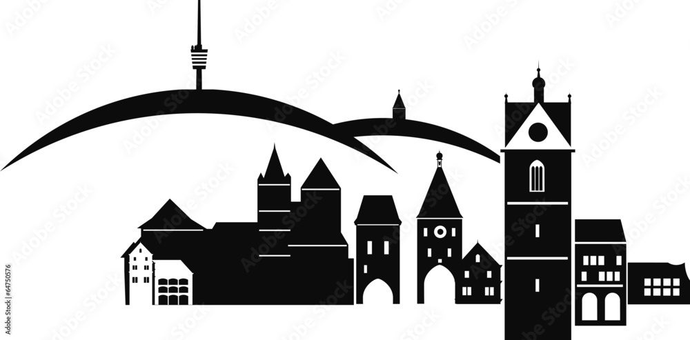 KAISERSTUHL2_deutschland–skyline–silhouette