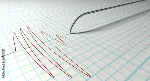 Polygraph Needle And Drawing