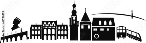 Heidelberg1_Deutschland_skyline_silhouette