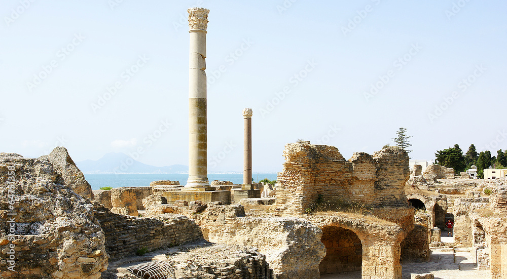 Fototapeta premium Termas de Antonino en Túnez