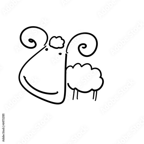 Funny sheep