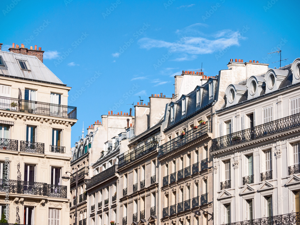 Pariser Hausfassaden
