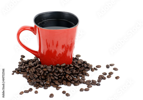Red coffee mug