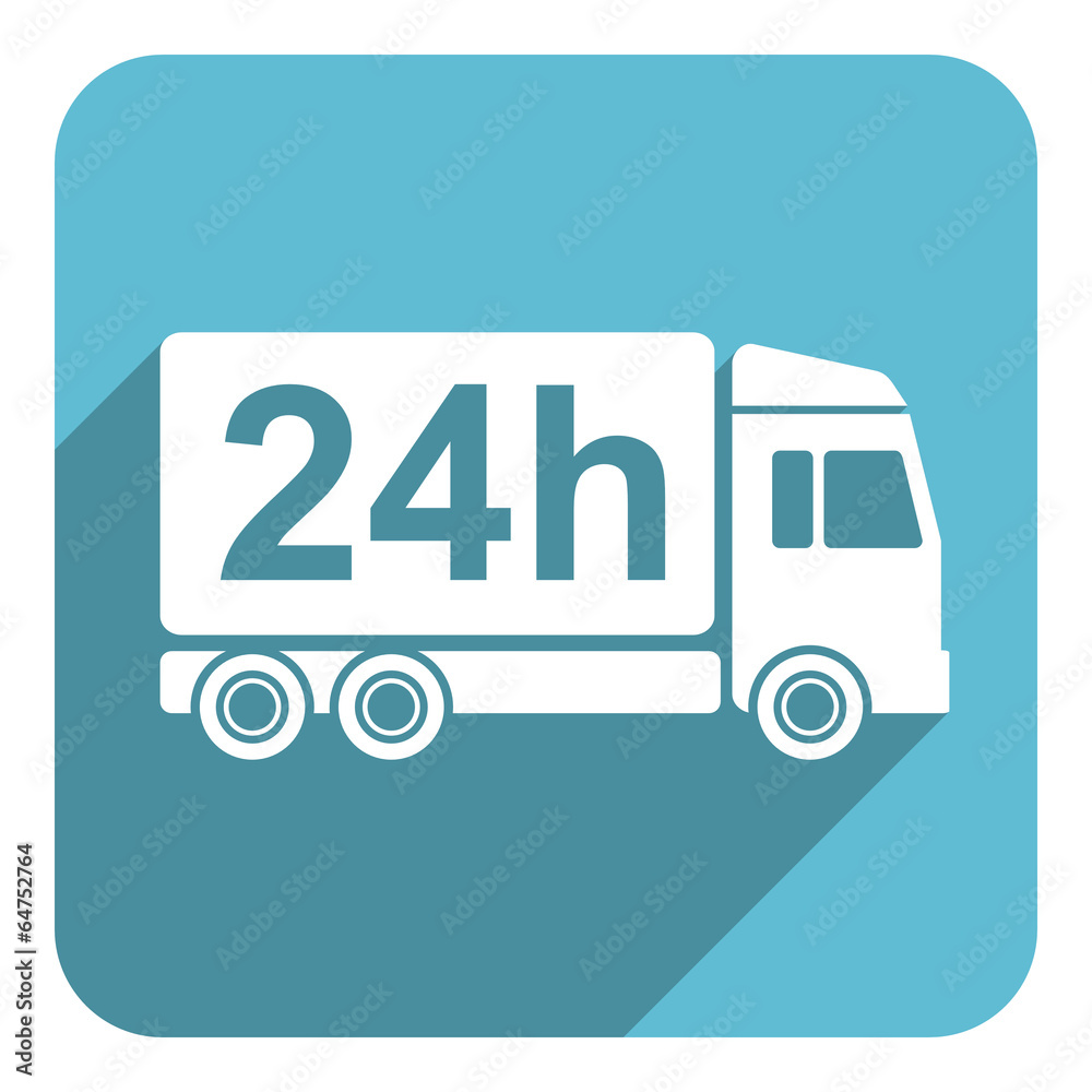 24 hours delivery flat icon 24 hours delivery flat icon