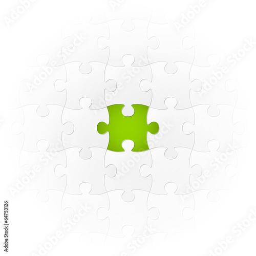 Puzzle - besonderes Stück