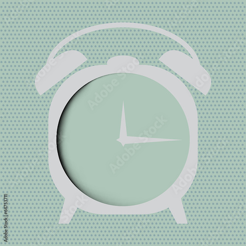 Clock  icon over abstract background. vector illustration EPS10