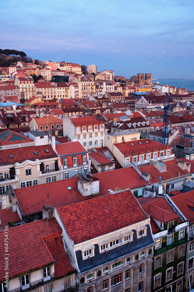 City of Lisbon at Twilight